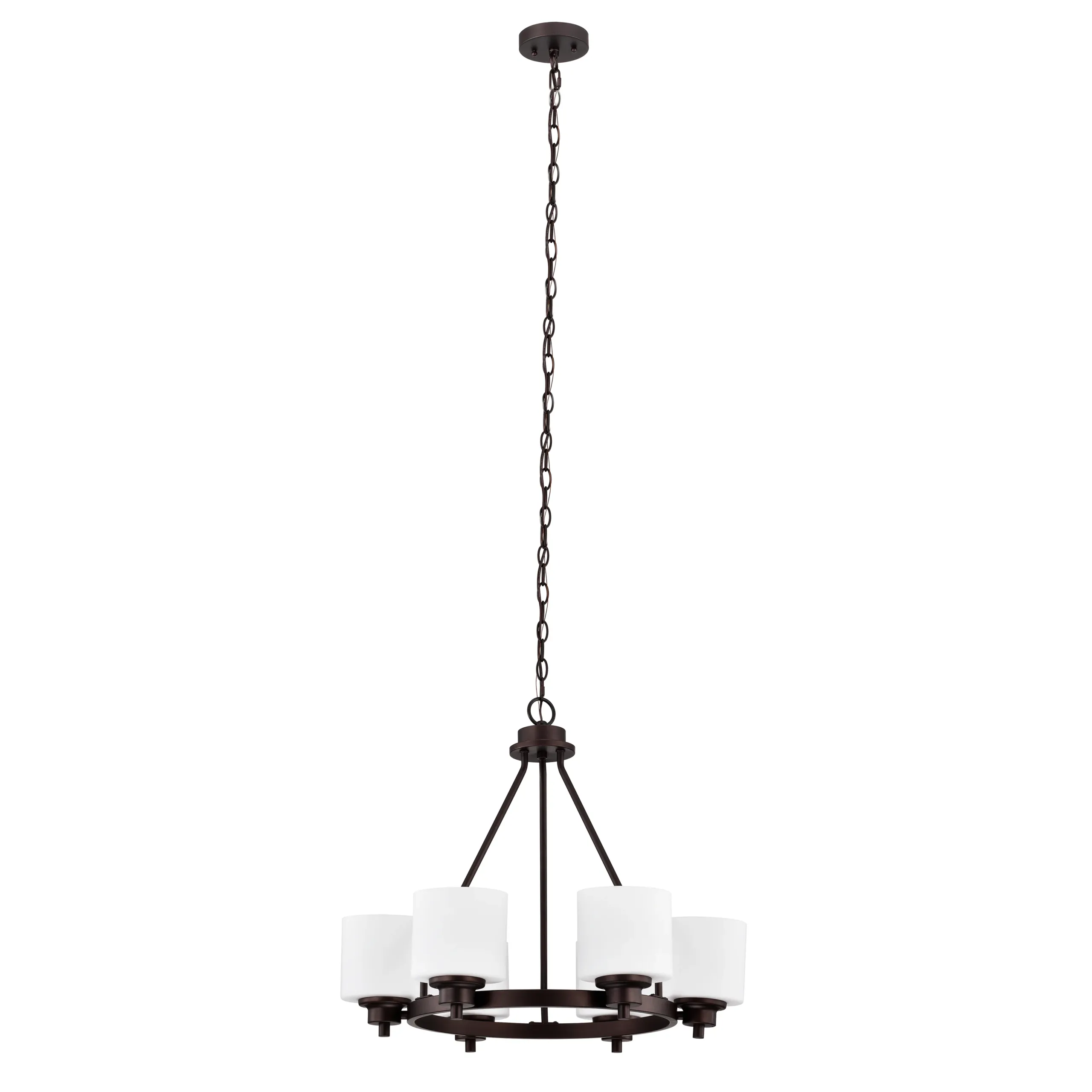 SOLBI Contemporary 3 Light Oil Rubbed Bronze Bath Vanity Fixture 24" Wide - Image 3