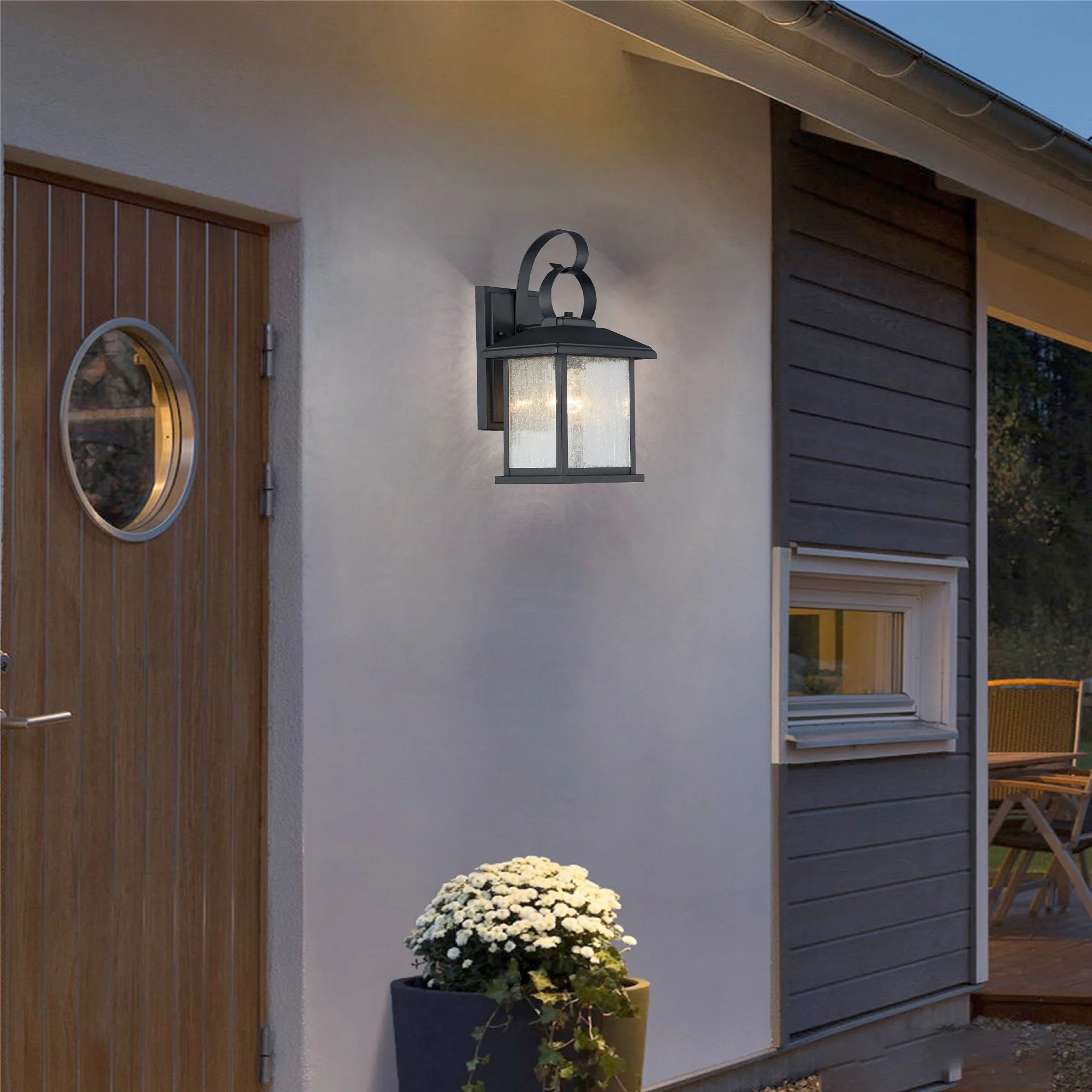 HINKLEY Transitional 1 Light Black Outdoor Wall Sconce 13" Height