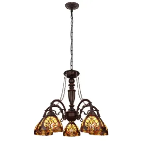 LIAISON Victorian-Style 5-Light Antique Dark Bronze Finish Large Chandelier 27" Wide
