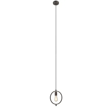 IRONCLAD Industrial 1 Light Rubbed Bronze Mini Ceiling Pendant 9" Wide
