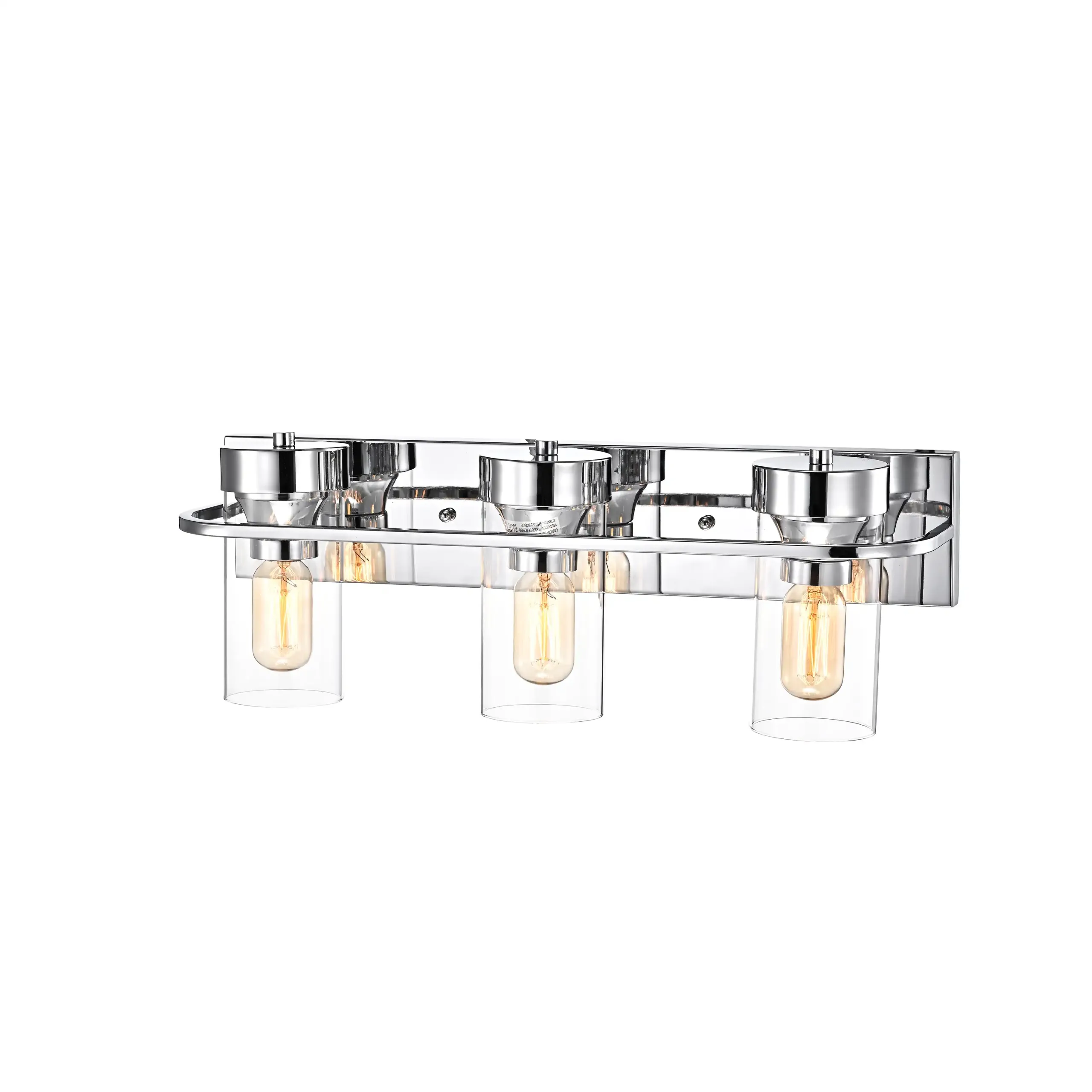 RAELYN Contemporary 3 Light Chrome Bath Vanity Fixture 22" Width