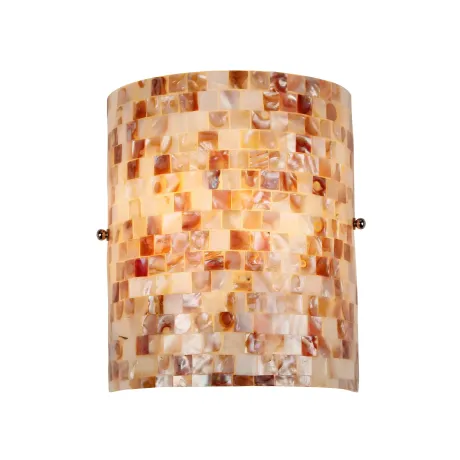 SHELLEY Mosaic 1 Light Wall Sconce 8.3" Wide