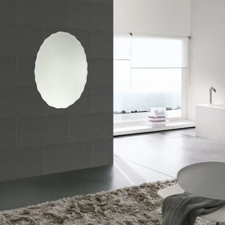 MYRLIN Large Frameless Wall Mirror 20x28