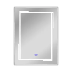 LUMINOSITY Back Lit Rectangular TouchScreen LED Mirror 3 Color Temperatures 3000K-6000K 32" Height