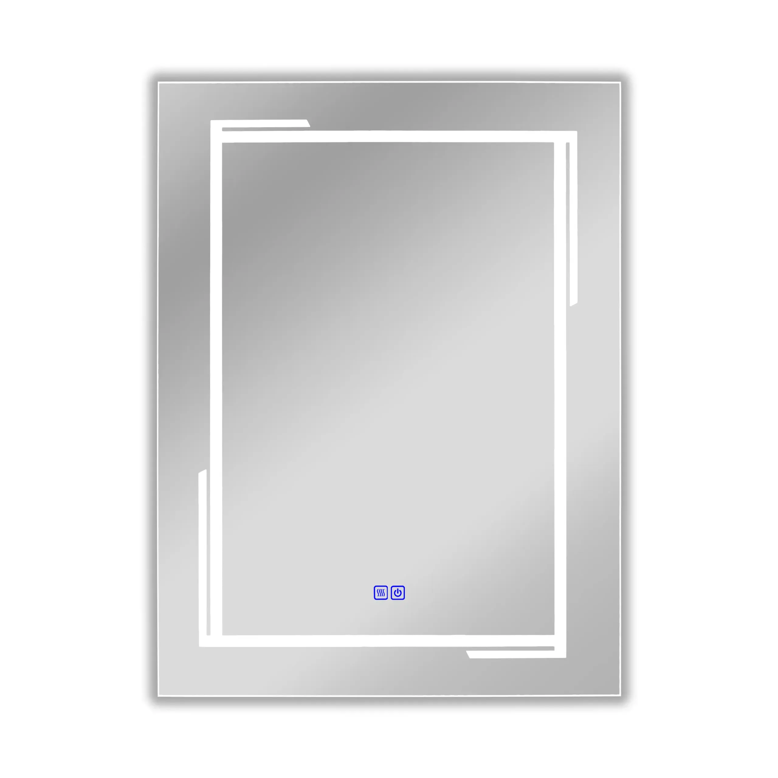 LUMINOSITY Back Lit Rectangular TouchScreen LED Mirror 3 Color Temperatures 3000K-6000K 32" Height